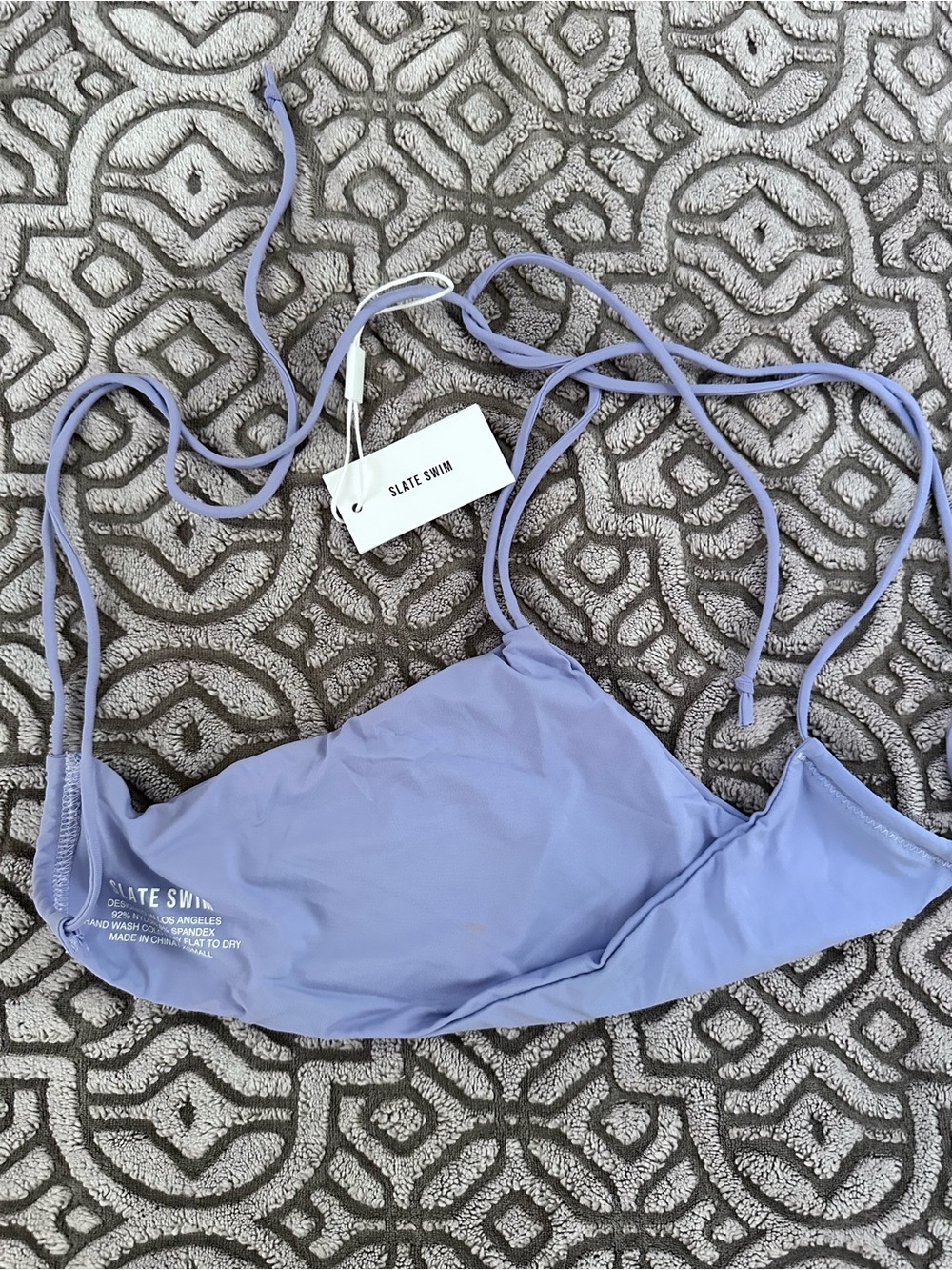 Slate Swim Lilac String Bikini Top - Slate Swim
